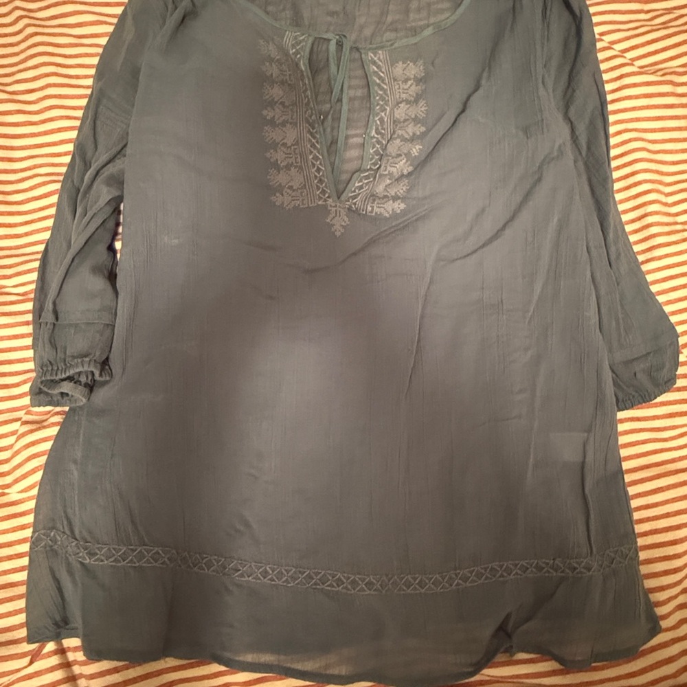 Poetry Black Embellished Tunic Blouse